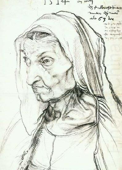 Portrait of the Artist's Mother, Albrecht Durer
